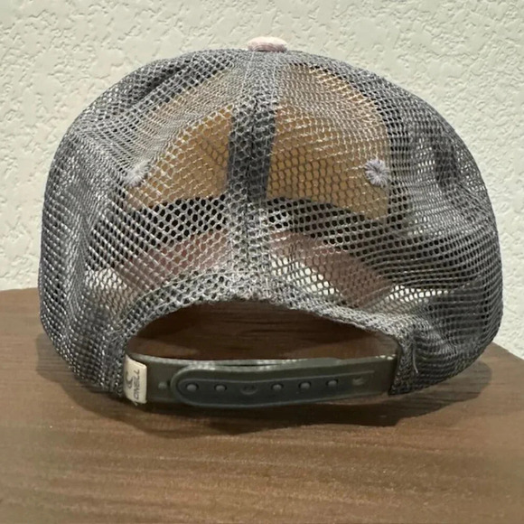 O'Neill Women's Pink & Grey Nautical Hat, Adjustable - Picture 2 of 4